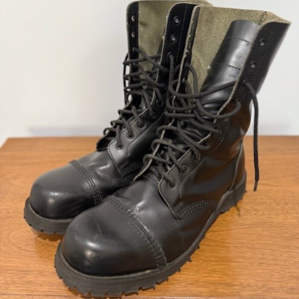 Underground England Commando Steel Cap Boots